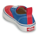 Vans Authentic Elastic Lace PRIMARY RACING RED Blu Sneakers Bambino - 5