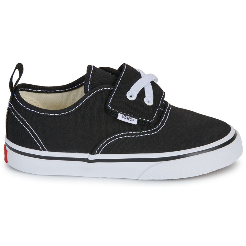 Vans Authentic Elastic V BLACK Nero Sneakers Bambino - 2