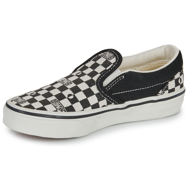 Vans Classic Slip-On GEO CHECK SCHWARZ/WEISS Schwarz - Slip-On Kindergröße 4
