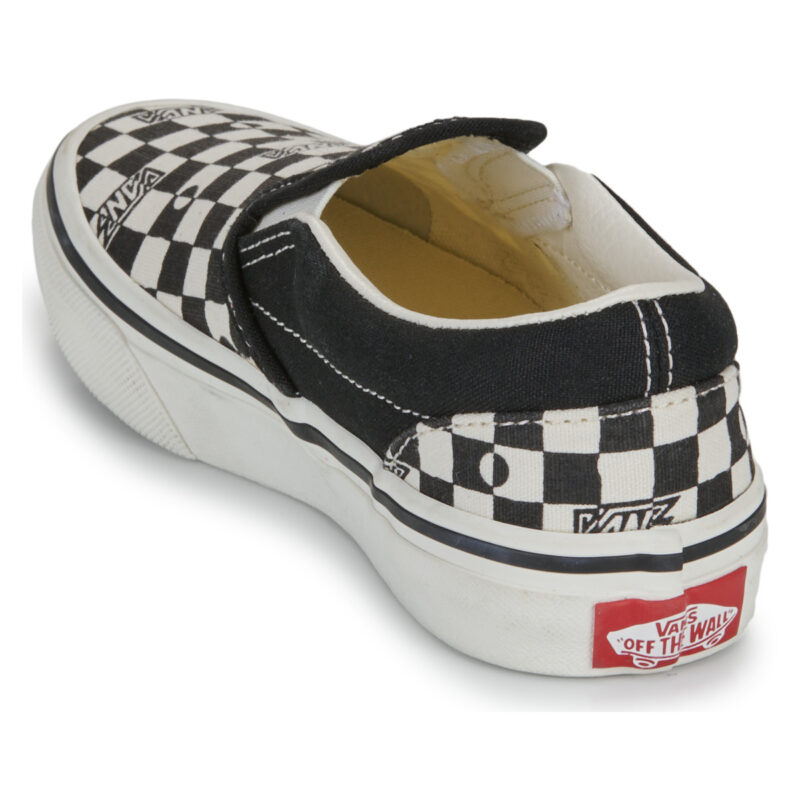 Vans Classic Slip-On GEO CHECK SCHWARZ/WEISS Schwarz - Slip-On Kindergröße 5