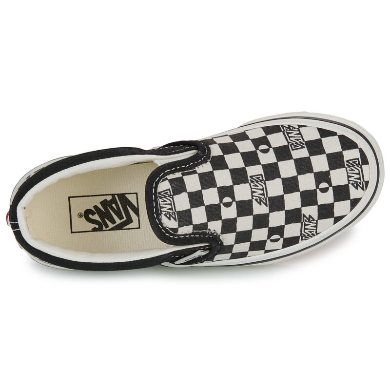 Vans Classic Slip-On GEO CHECK SCHWARZ/WEISS Schwarz - Slip-On Kindergröße 6