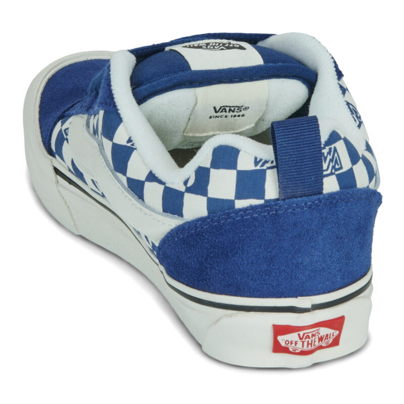 Vans Knu Skool GEO CHECK INDIGO Blu Sneakers Bambino - 5