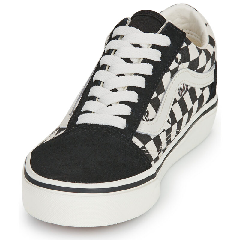 Vans Old Skool Geo Check Schwarz-Wei&szlig;e Sneaker Kindergr&ouml;&szlig;e 3
