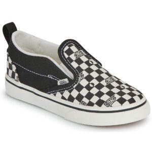 Scarpe bambini ragazzo Vans  Slip-On V GEO CHECK BLACK/WHITE  Nero Vans 198266468808
