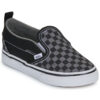 Scarpe bambini ragazzo Vans  TD Slip-On V (Checkerboard) Blk/Pewter  Nero Vans 192827639416