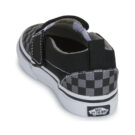 Vans TD Slip-On V (Checkerboard) Blk/Pewter Nero Slip on Bambino - 5