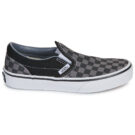 Vans UY Classic Slip-On (Checkerboard) Blk/Pewter Nero Slip on Bambino - 2
