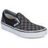 Scarpe bambini ragazzo Vans  UY Classic Slip-On (Checkerboard) Blk/Pewter  Nero Vans 888654802887