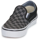 Vans UY Classic Slip-On (Checkerboard) Blk/Pewter Nero Slip on Bambino - 3