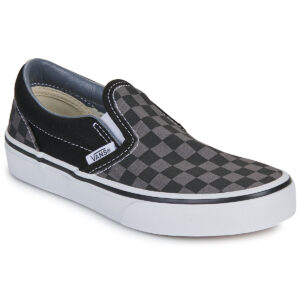 Scarpe bambini ragazzo Vans  UY Classic Slip-On (Checkerboard) Blk/Pewter  Nero Vans 888654802887