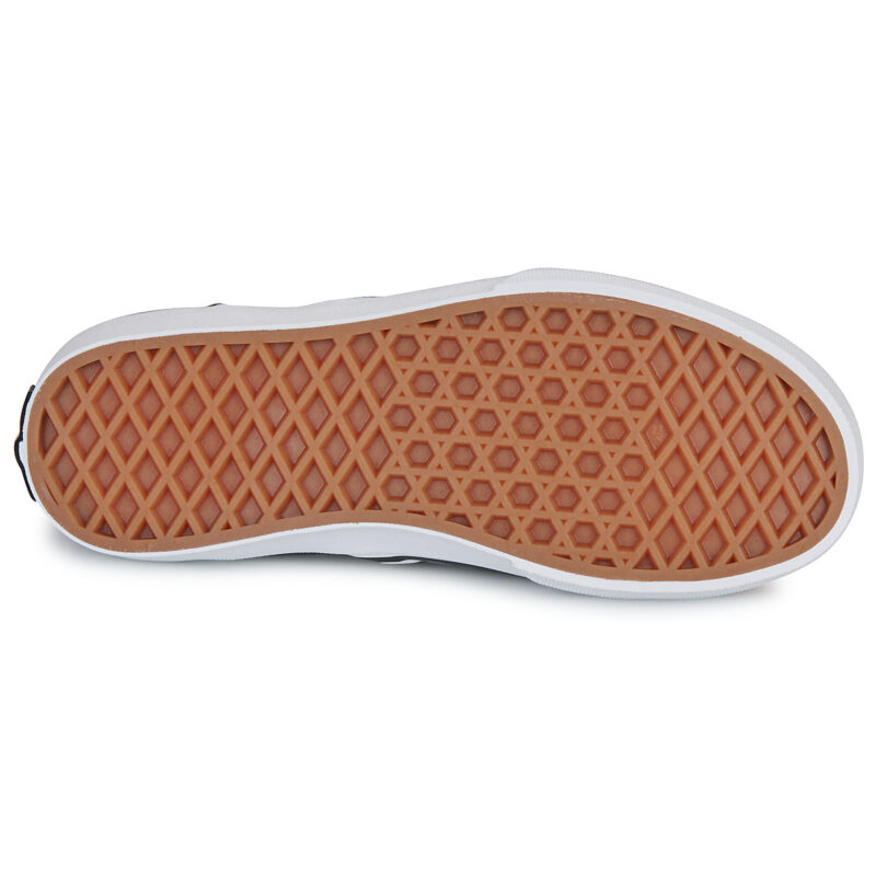 Vans UY Classic Slip-On (Checkerboard) Blk/Pewter Nero Slip on Bambino - 7