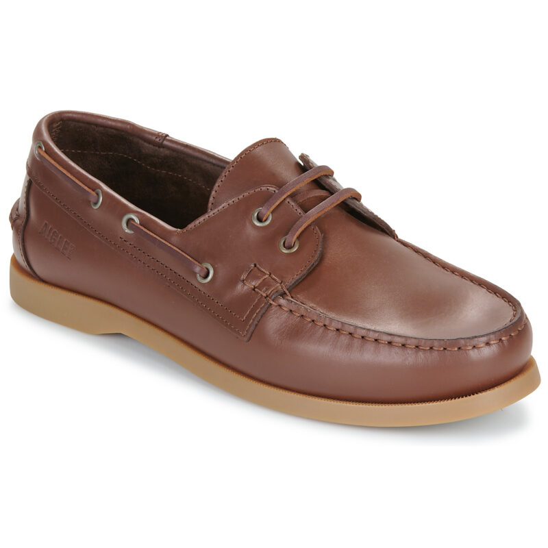 Aigle NEW NUBIL LTR Marrone - Scarpe da barca Uomo - 1