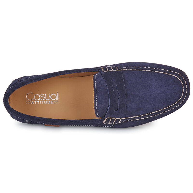 Casual Attitude  VELMO  Blu -  Mocassini Uomo - 6