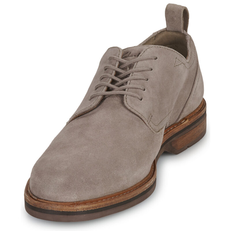 Clarks  Aldwin Lace  Grigio -  Derby Uomo - 3