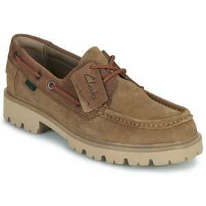 Scarpe uomo Clarks  Cleyhill Boat  Marrone Clarks 5063421731309