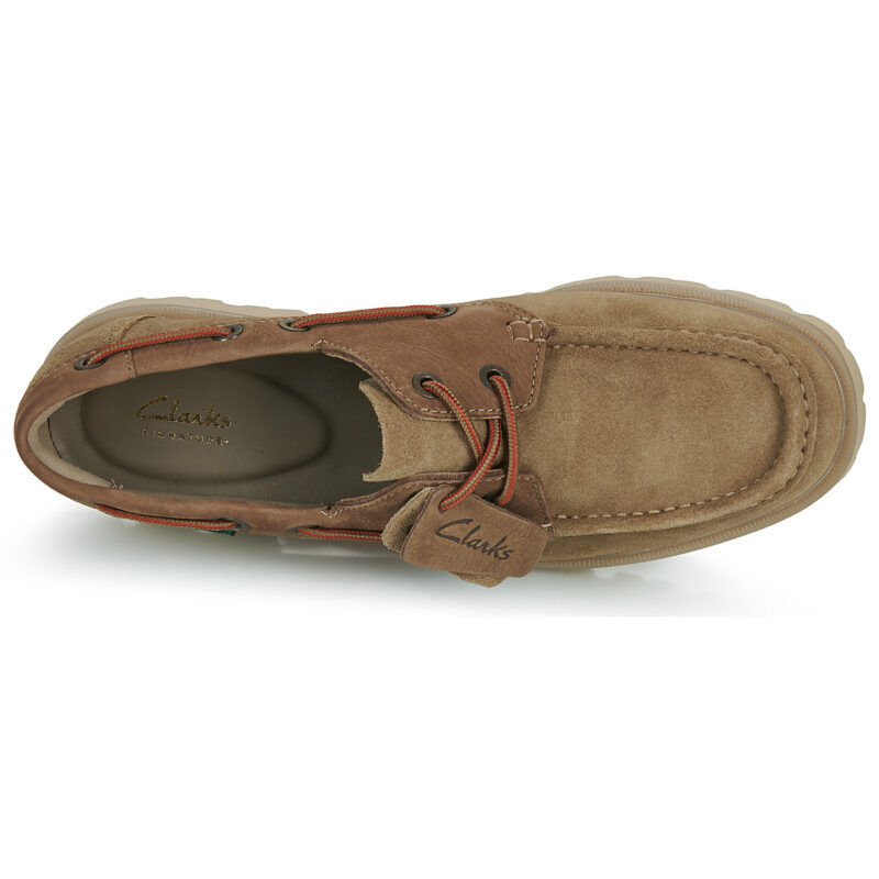 Clarks Chaussures bateau homme Cleyhill marron - 6