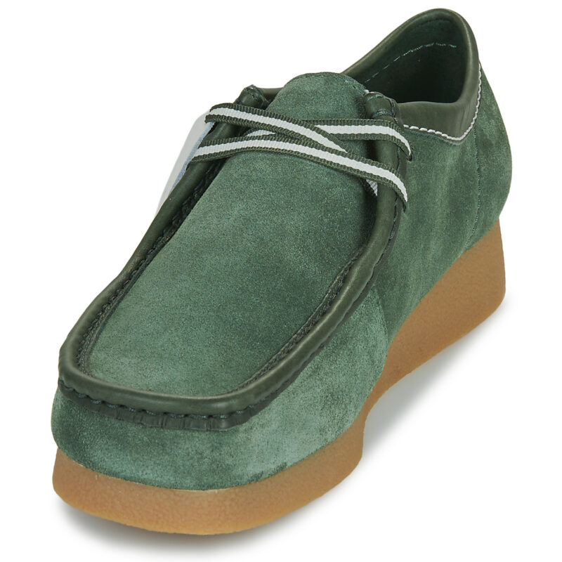 Clarks  WallabeeEVO  Verde -  Derby Uomo - 3