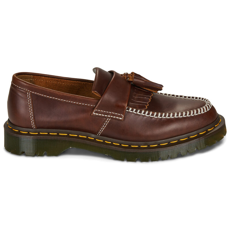 Dr. Martens Adrian Ben Tassel Butterscotch Orleans Brown Men's Loafers - 2