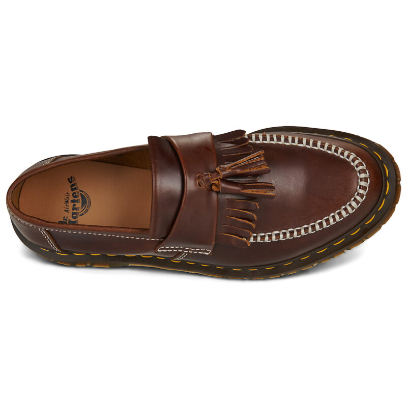 Dr. Martens Adrian Ben Tassel Butterscotch Orleans Brown Men's Loafers - 6
