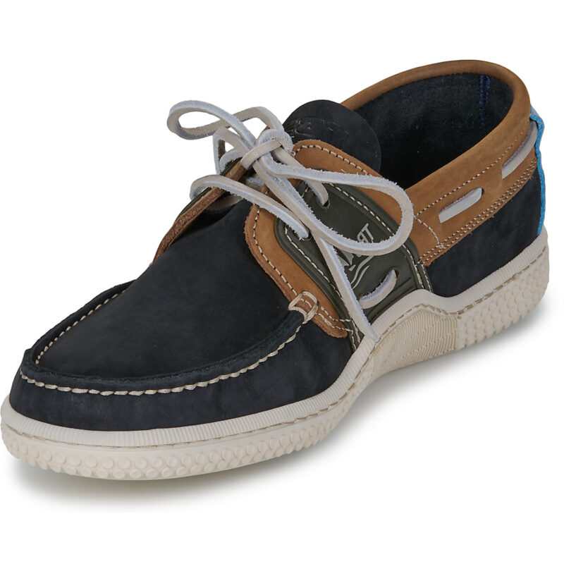 TBS GLOSAIL Blue Men's Boat Shoes - 3