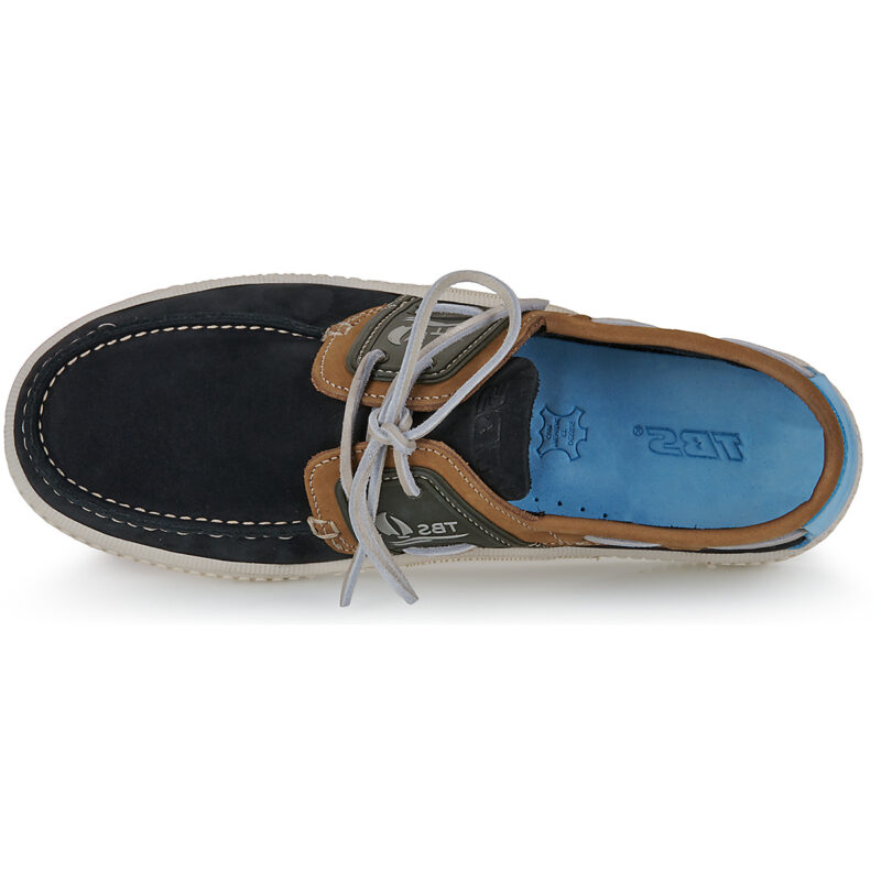 TBS GLOSAIL Blue Men's Boat Shoes - 6