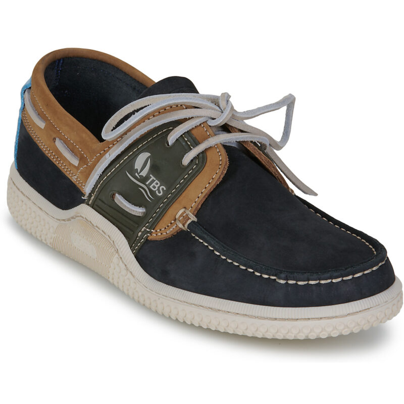 TBS GLOSAIL Blue Men's Boat Shoes - 1
