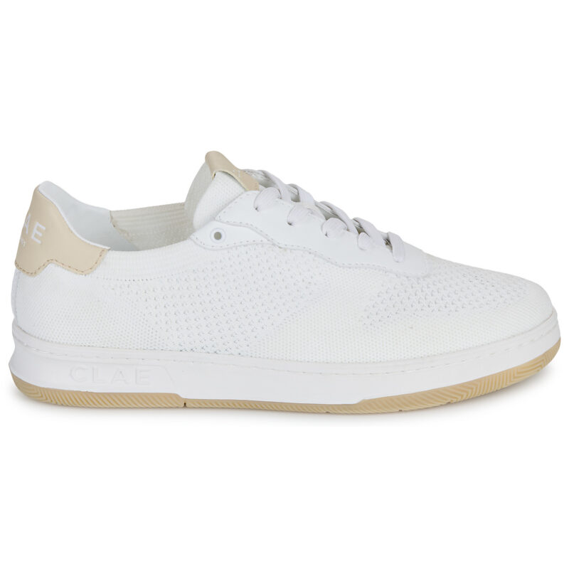 Clae  MALONE KNIT  Bianco -  Sneakers Uomo - 2