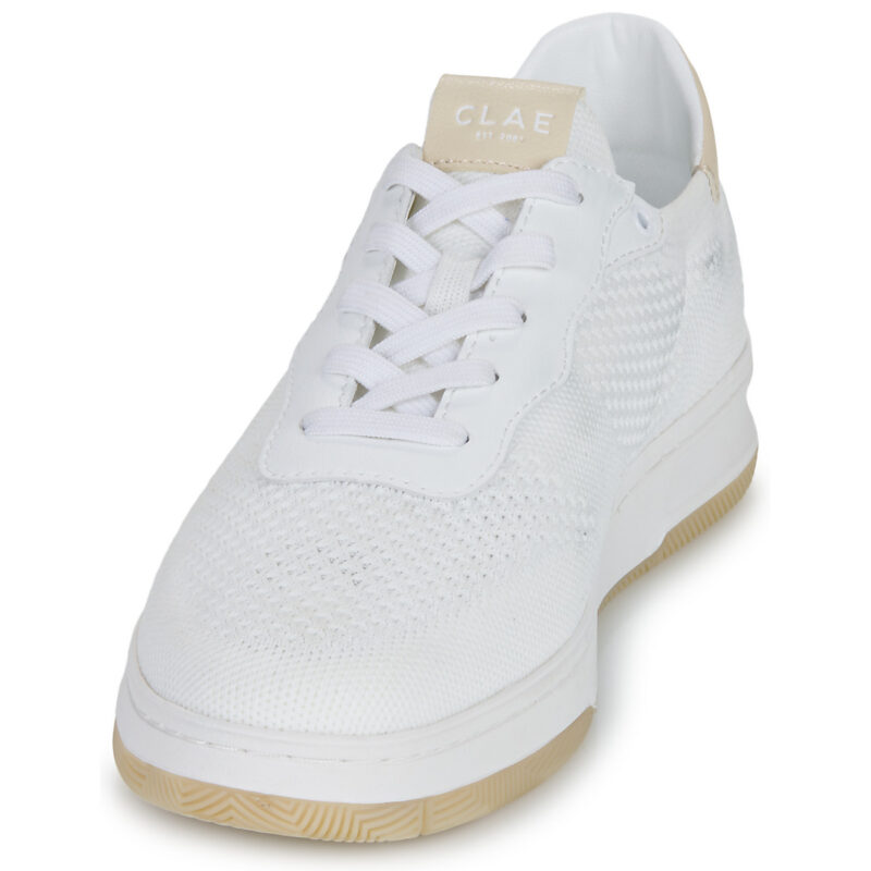 Clae  MALONE KNIT  Bianco -  Sneakers Uomo - 3