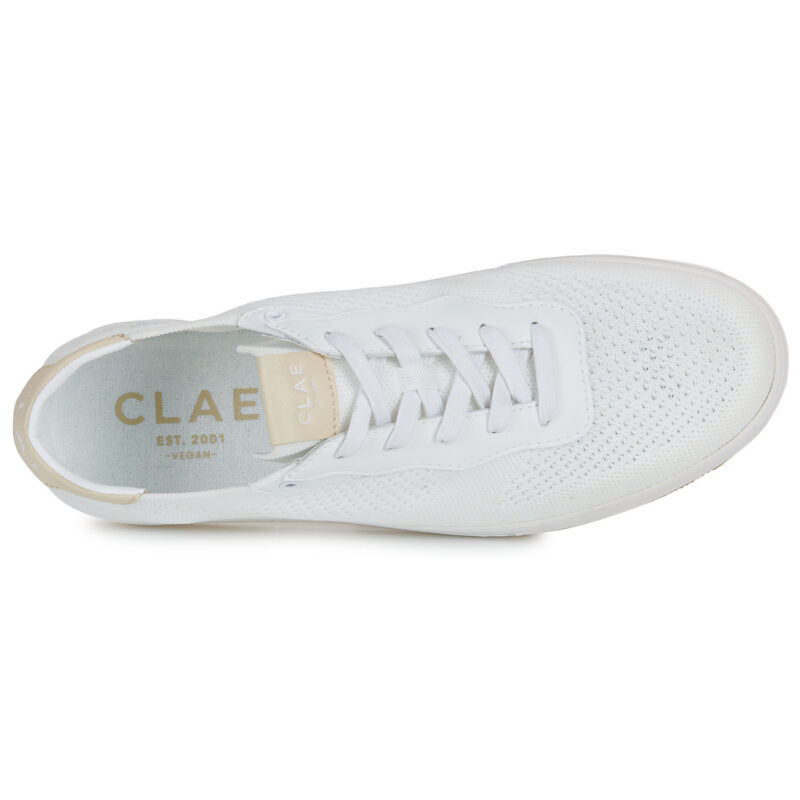 Clae  MALONE KNIT  Bianco -  Sneakers Uomo - 6