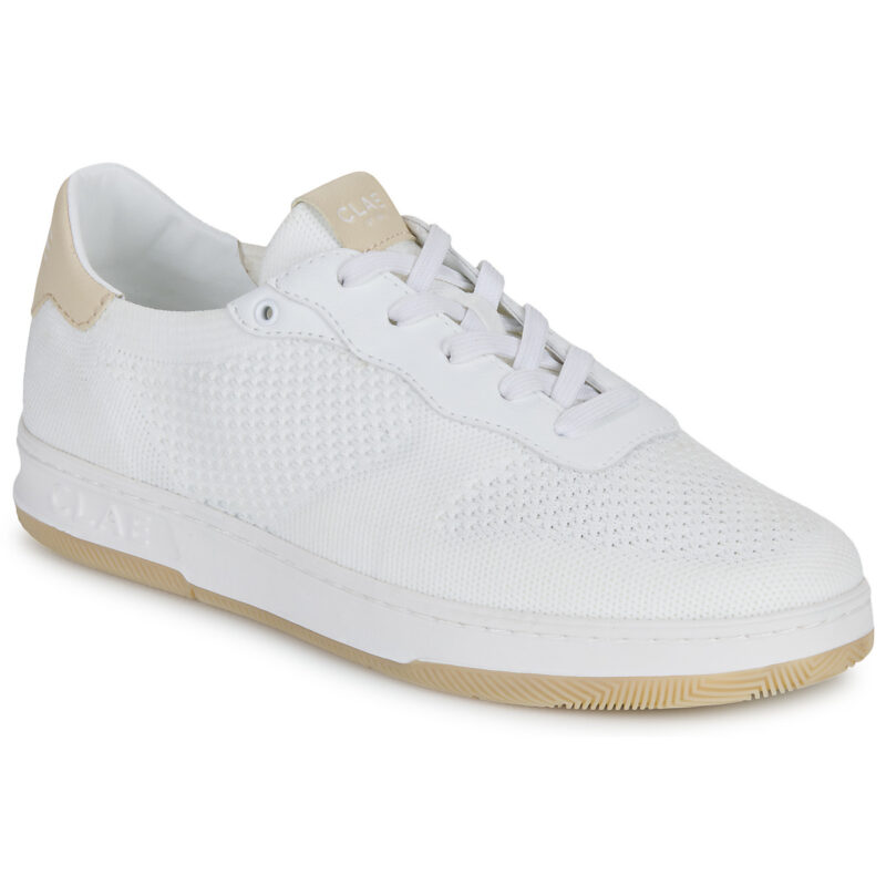 Clae  MALONE KNIT  Bianco -  Sneakers Uomo - 1