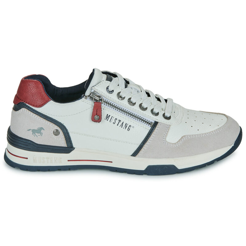 Mustang  26M0281002-WHITE  Bianco -  Sneakers Uomo - 2