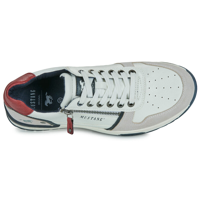 Mustang  26M0281002-WHITE  Bianco -  Sneakers Uomo - 6