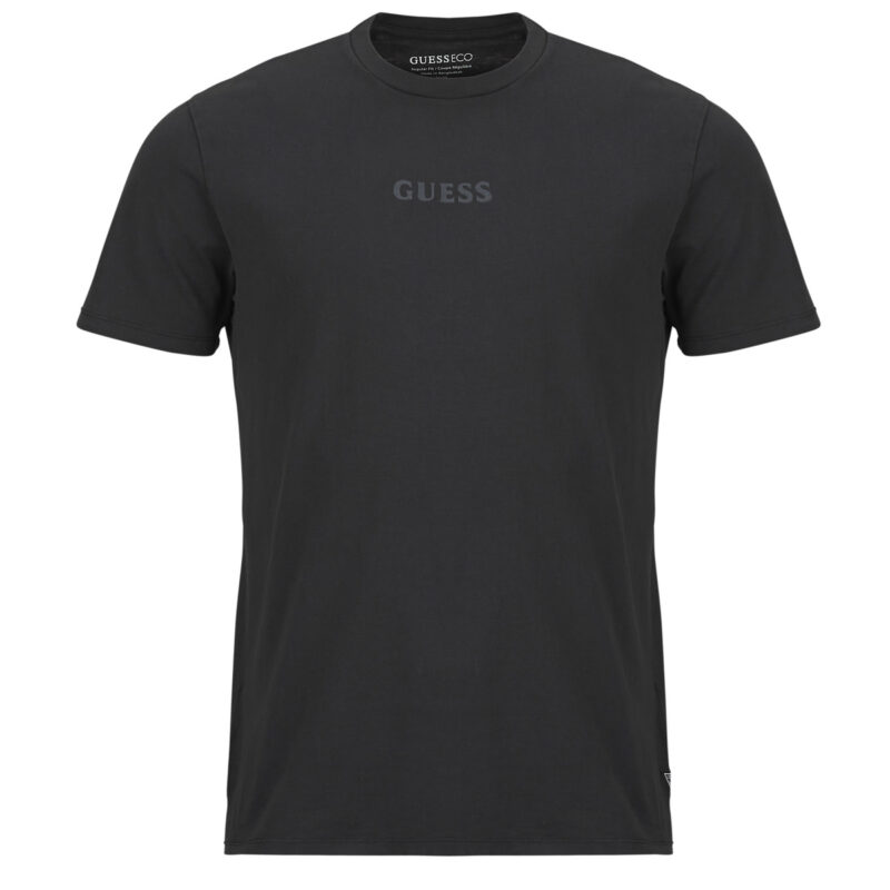 T-shirt Guess SS BSC QUATTRO G MIST TEE Nero T-shirt maniche corte Uomo - 1
