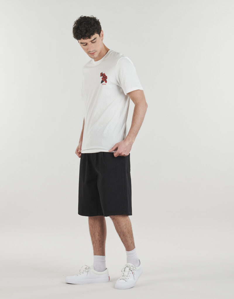 T-shirt HUGO Dikerd Bianco T-shirt maniche corte Uomo - 3