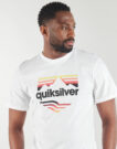 T-shirt Quiksilver EV HORIZON FADE SS Bianco T-shirt maniche corte Uomo - 5