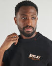 Replay T-Shirt &ndash; Schwarzes Herren-T-Shirt mit kurzen &Auml;rmeln &ndash; Gr&ouml;&szlig;e 4