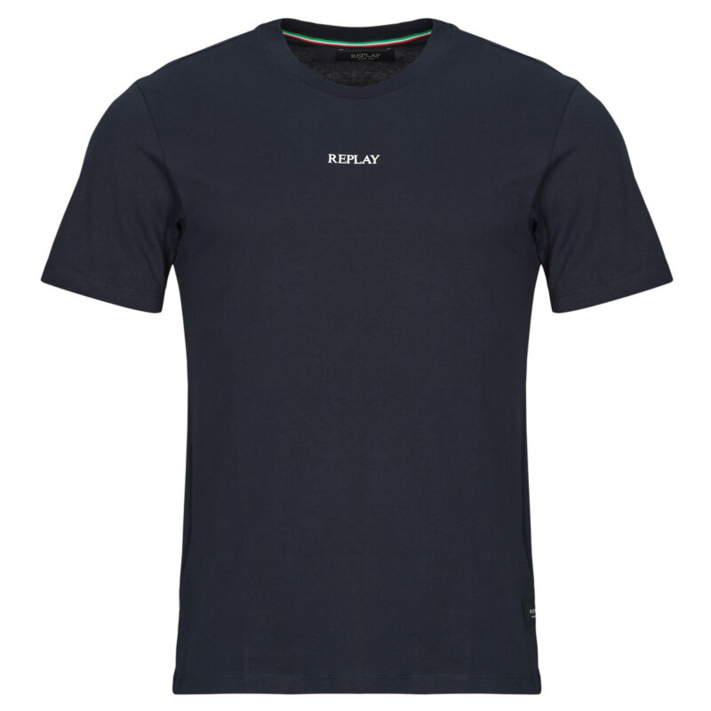 Replay T-Shirt &ndash; Schwarzes Herren-T-Shirt mit kurzen &Auml;rmeln &ndash; Gr&ouml;&szlig;e 1