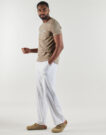 T-shirt Tommy Hilfiger TOMMY LOGO TEE Beige T-shirt maniche corte Uomo - 3