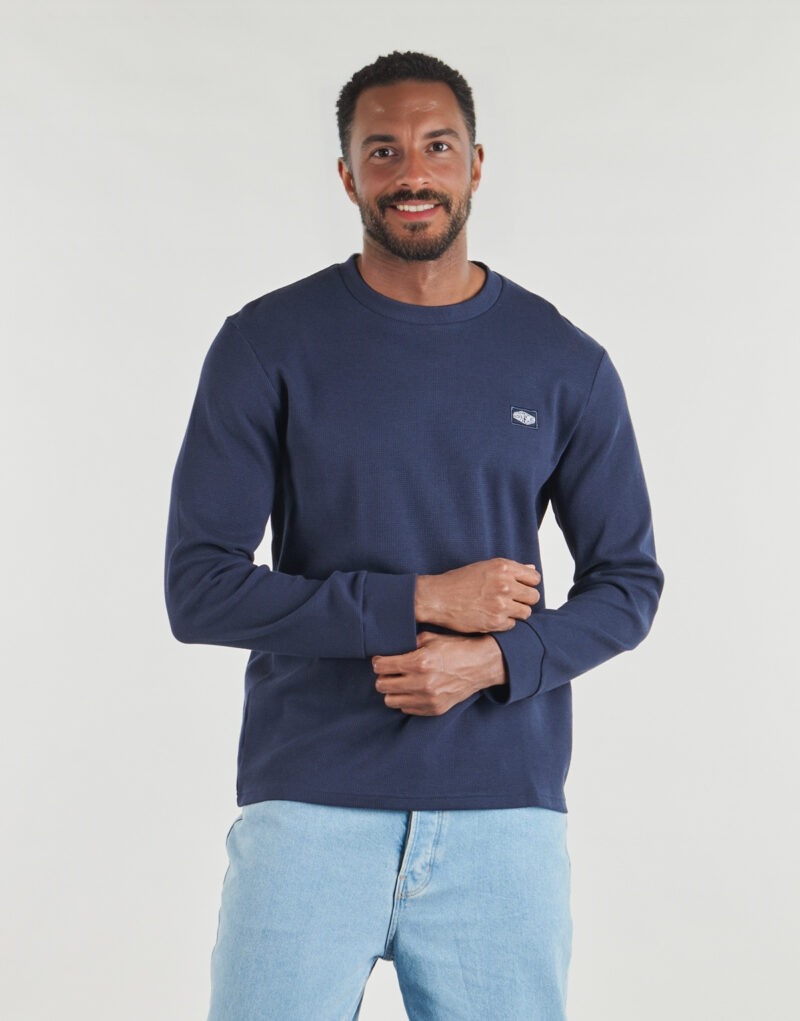Teddy Smith T-WAFFLE ML Marine Langarm-T-Shirts Herren Langarm-T-Shirts - 2