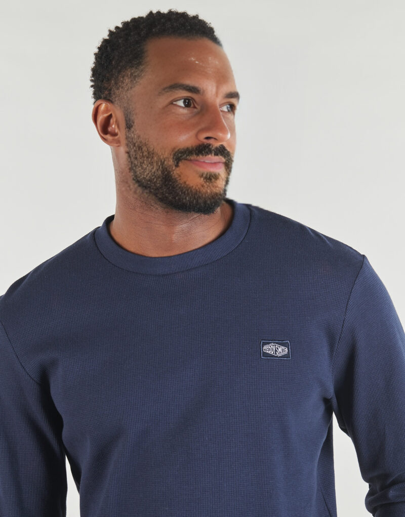 Teddy Smith T-WAFFLE ML Marine Langarm-T-Shirts Herren Langarm-T-Shirts - 5