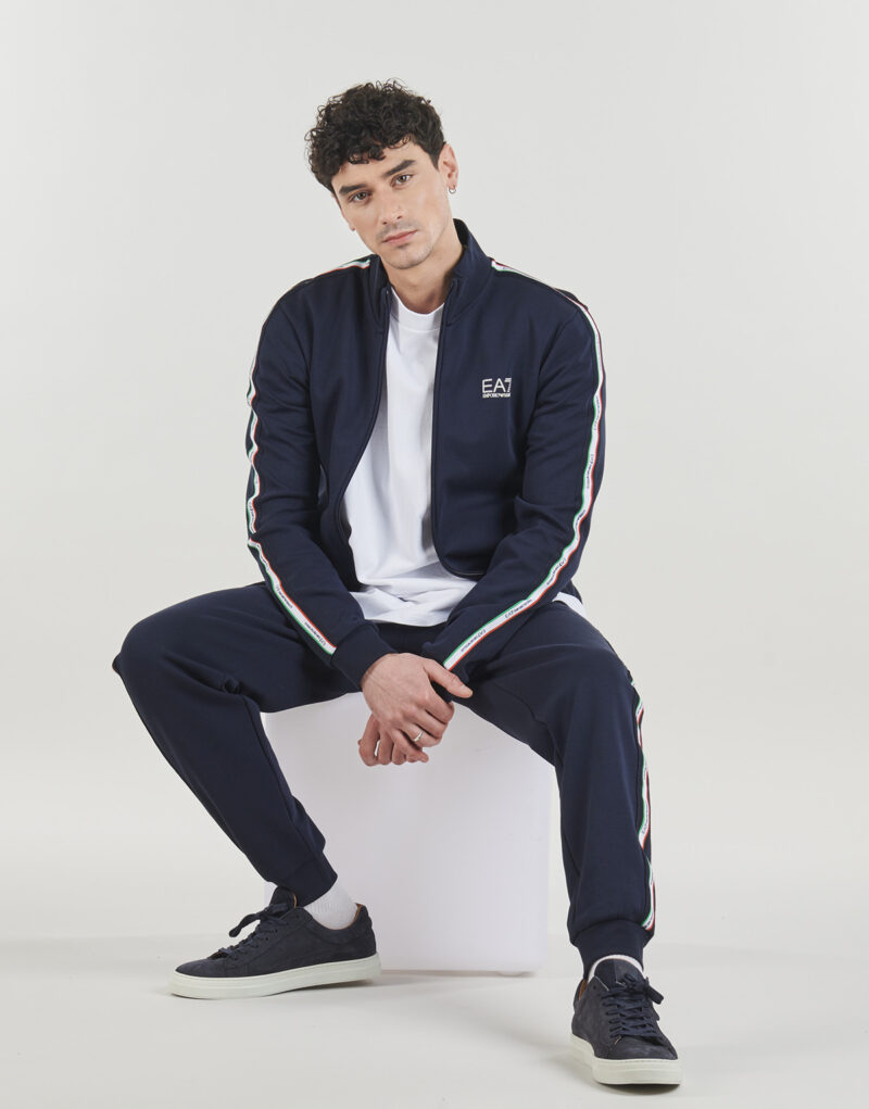 Tuta Emporio Armani EA7 ITALIAN SPIRIT T-SUIT TT FZ Marine Tuta Uomo - 3