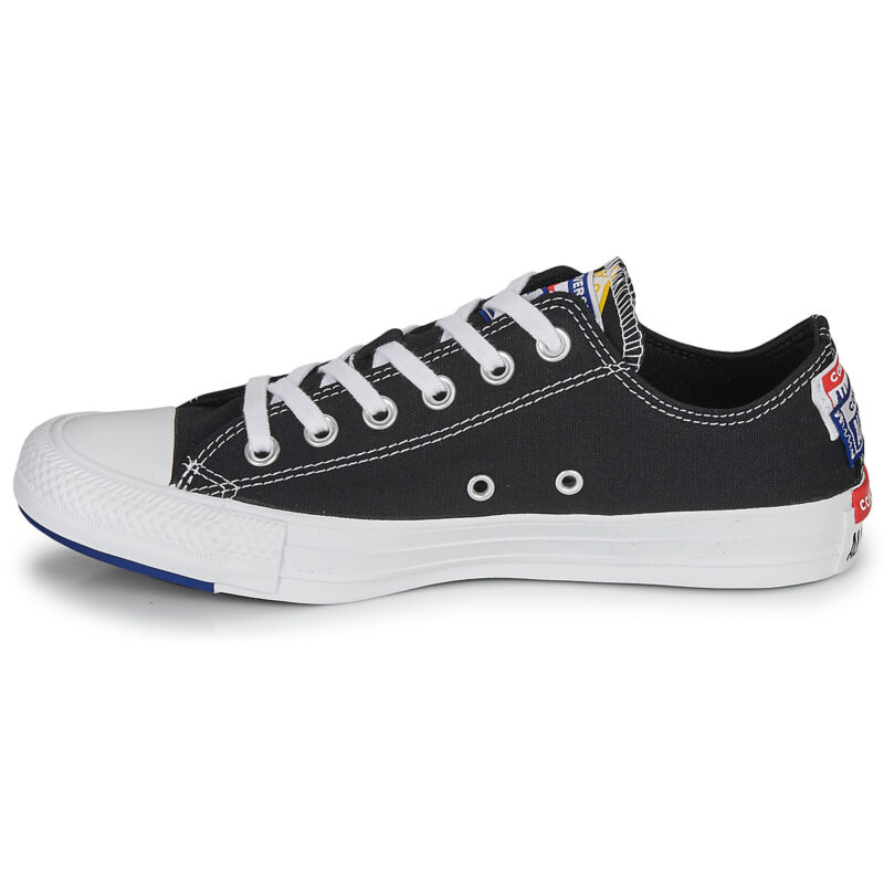 Converse CHUCK TAYLOR ALL STAR LOGO STACKED - OX Nero Sneakers basse Donna - 4