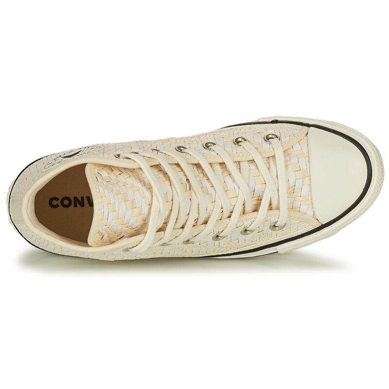 Converse CHUCK TAYLOR HI Bianco Sneakers alte Donna - 6