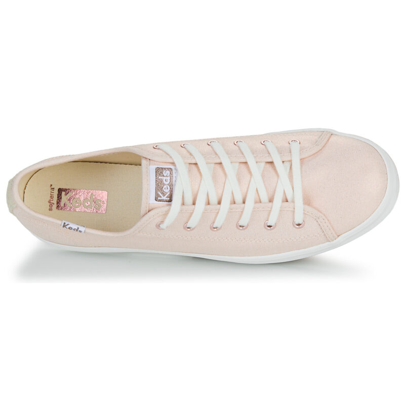 Keds TRIPLE Pink Low Top Sneakers Women - 6