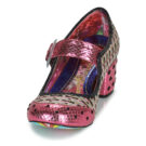 Irregular Choice Zapatos de tac&oacute;n rosas para mujer Buckle Up - Talla 3