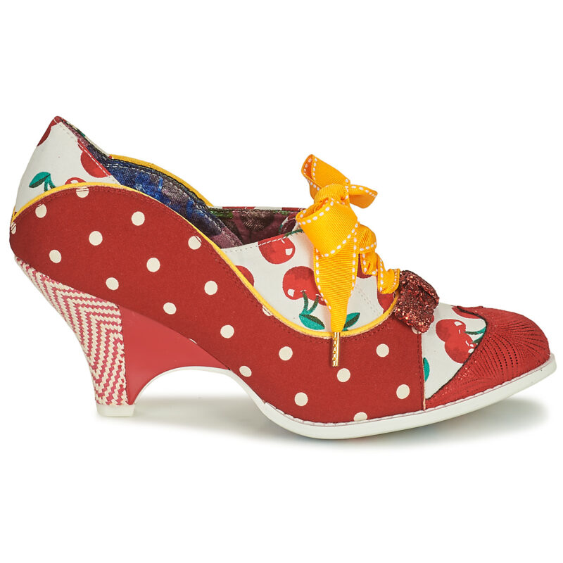 Irregular Choice Zapatos de tac&oacute;n rojos para mujer FORCE OF BEAUTY - Talla 2