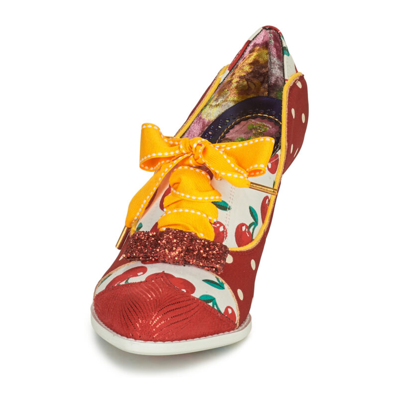 Irregular Choice Zapatos de tac&oacute;n rojos para mujer FORCE OF BEAUTY - Talla 3