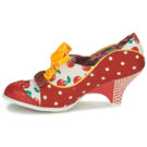Irregular Choice Zapatos de tac&oacute;n rojos para mujer FORCE OF BEAUTY - Talla 4