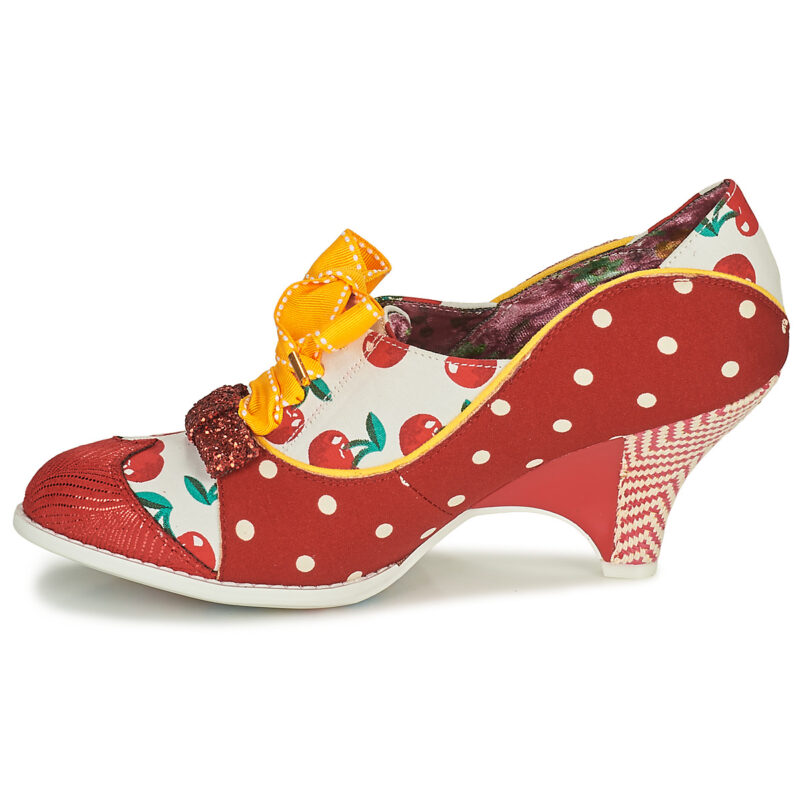 Irregular Choice Zapatos de tac&oacute;n rojos para mujer FORCE OF BEAUTY - Talla 4