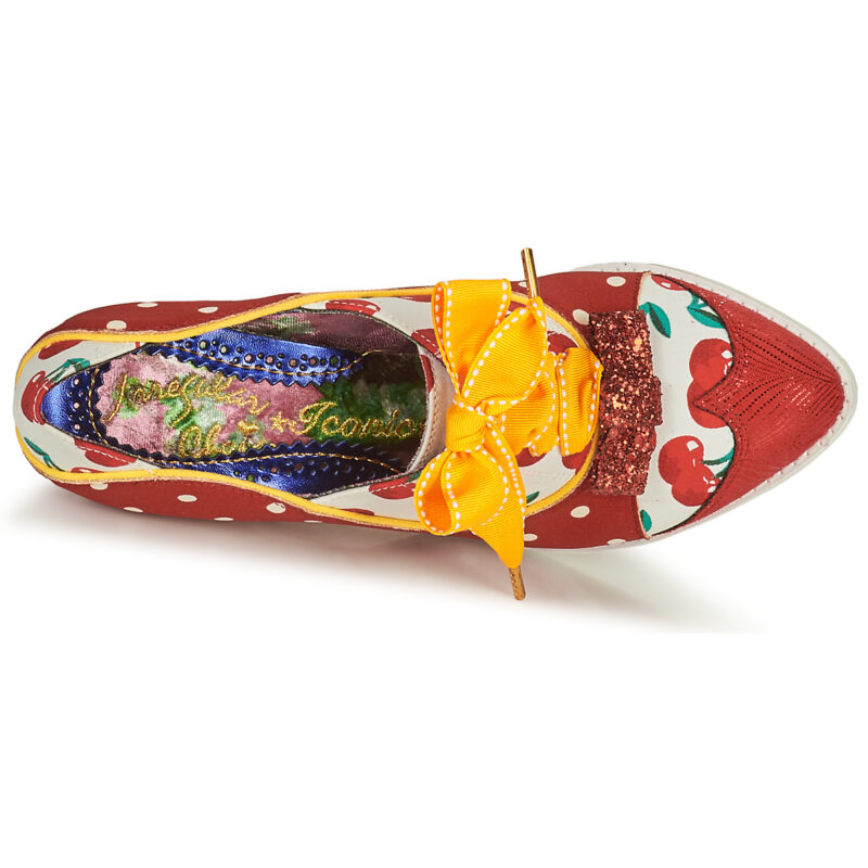 Irregular Choice Zapatos de tac&oacute;n rojos para mujer FORCE OF BEAUTY - Talla 6
